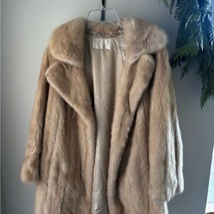 Genuine Vintage Mink Fur Coat